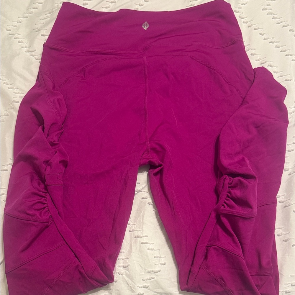 Free people Vibrant Magenta Leggings